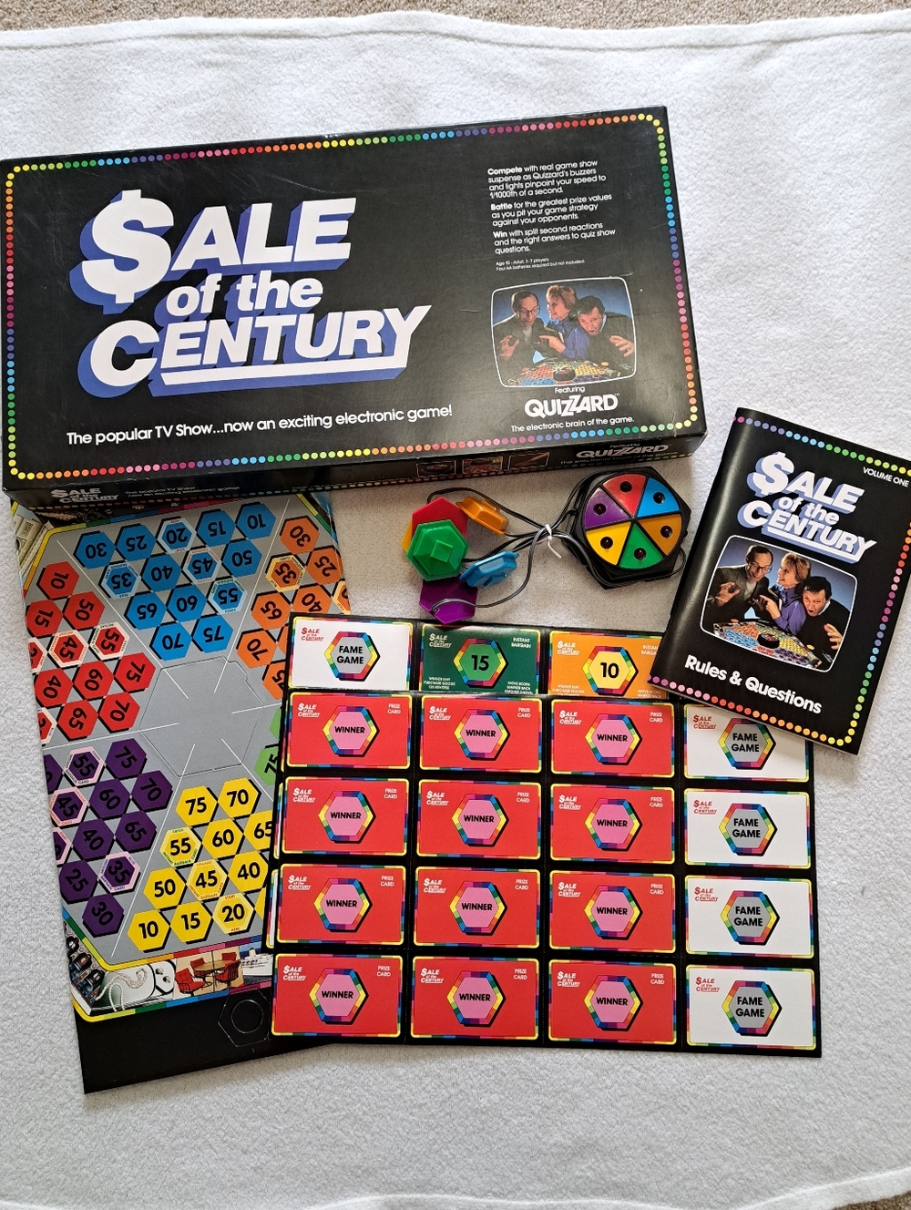 Vintage Sale Of The Century Electronic Game 1986 Complete Unused Open Box
